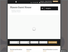 Tablet Screenshot of masonguesthouse.com